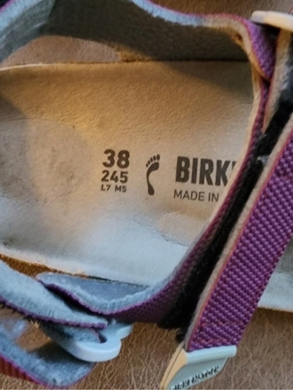 Birkenstock Kalahari Cross Country Birko-Flor Sandals. - Picture 9 of 9